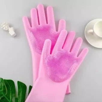 Silicon Softgel Socks + Silicon Dishwashing Gloves